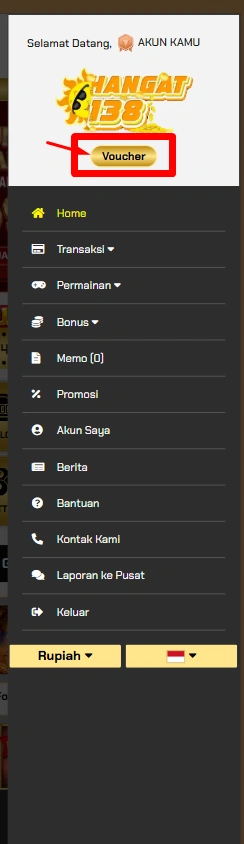 Step 3 - Menu Voucher